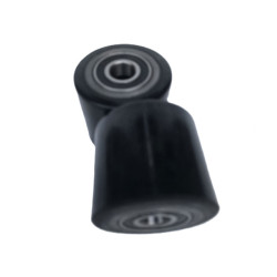 PT Load Rollers Black Polyurethane Ø80mm x 70mm x 20mm Bore - 2 Pack