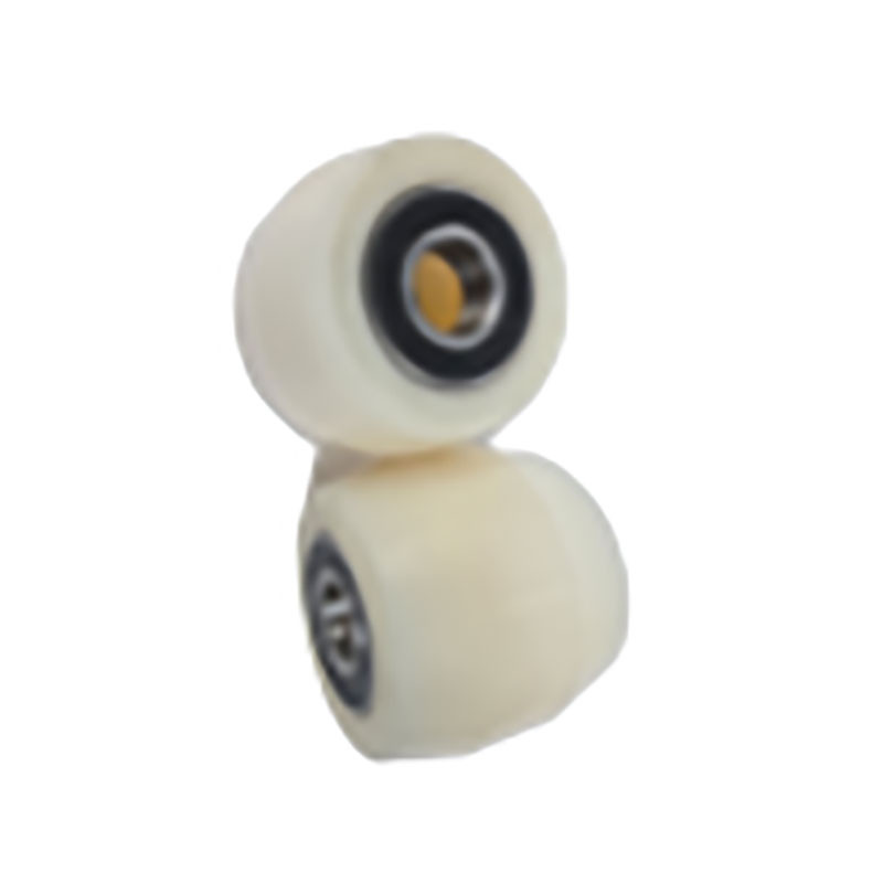 PT Load Rollers Barrel Shaped White Nylon Ø80mm x 93mm x 20mm Bore